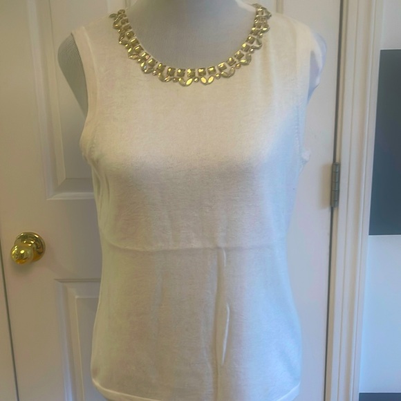 C. Wonder Sweaters - C Wonder cream sweater tank